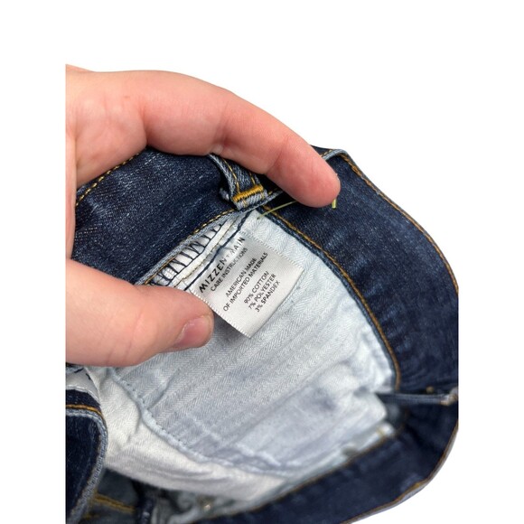 Mizzen + Main Jeans Women's Size 32 Blue Cotton Blend - Picture 7 of 7